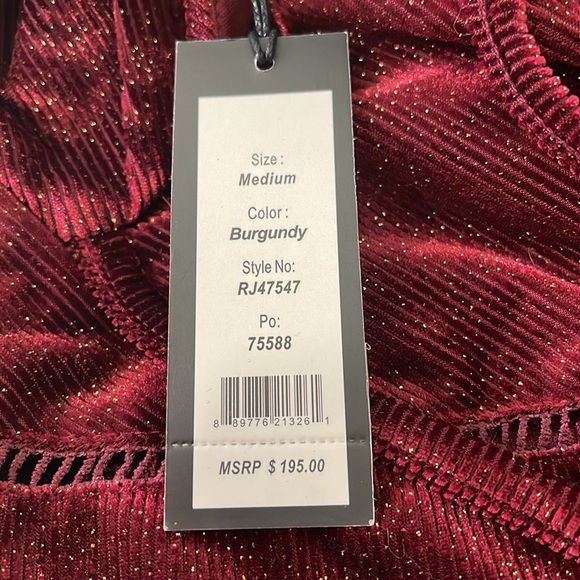 Romeo + Juliet Couture Ribbed A-line Dress NWT M - Picture 2 of 5